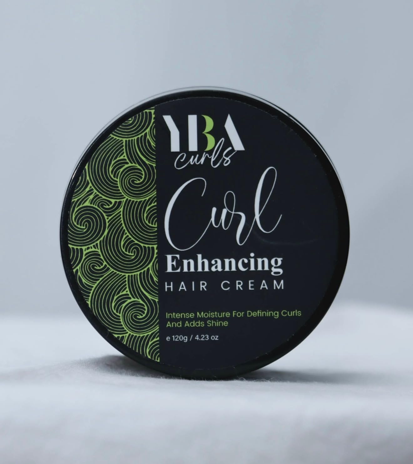 YBA Curls Curl Enhancing Hair Cream, Intense Moisture for Defining Curls and Adds Shine, 4.23 oz