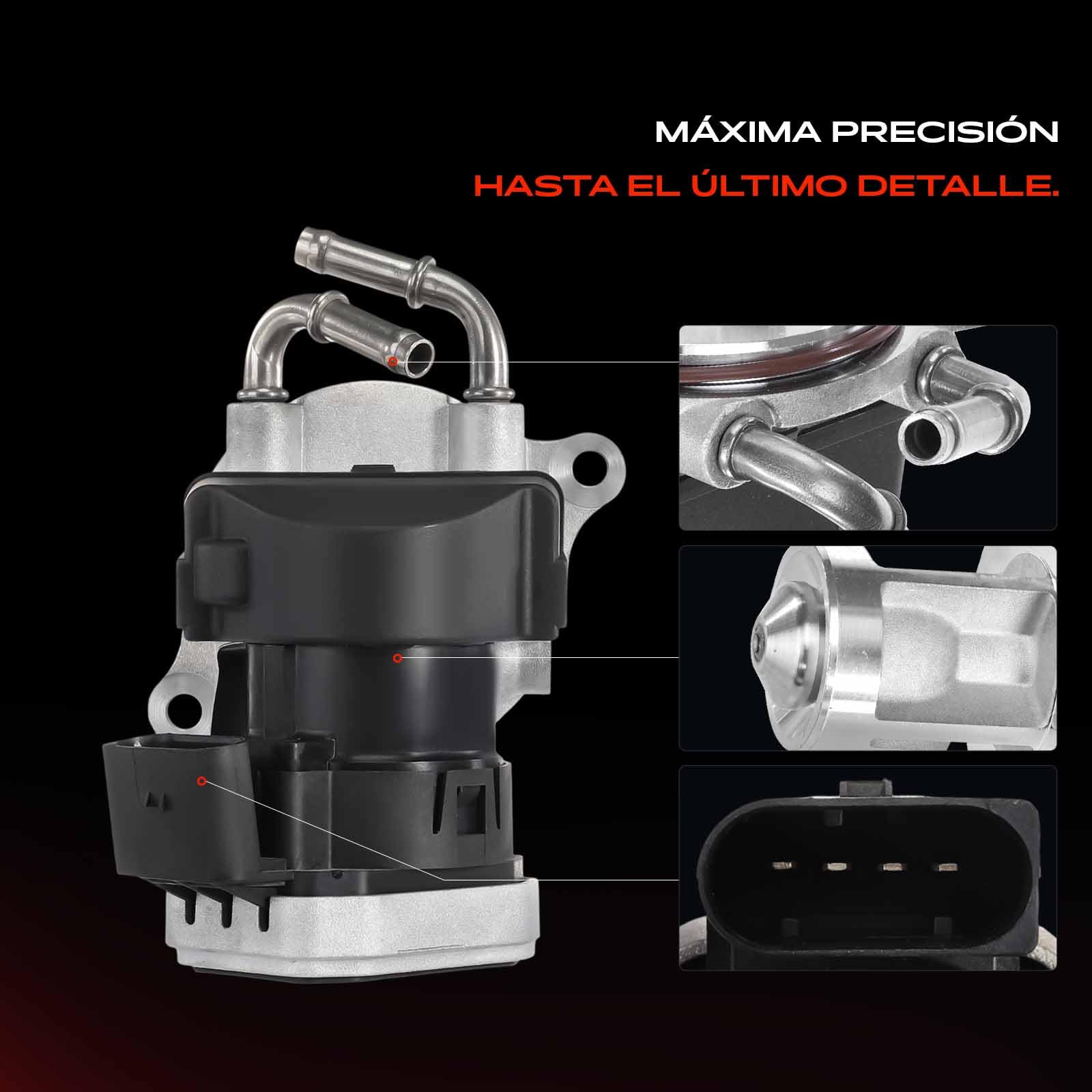 Frankberg Válvula EGR 6401400760 | Compatible con: Clase B W245, Clase A W169