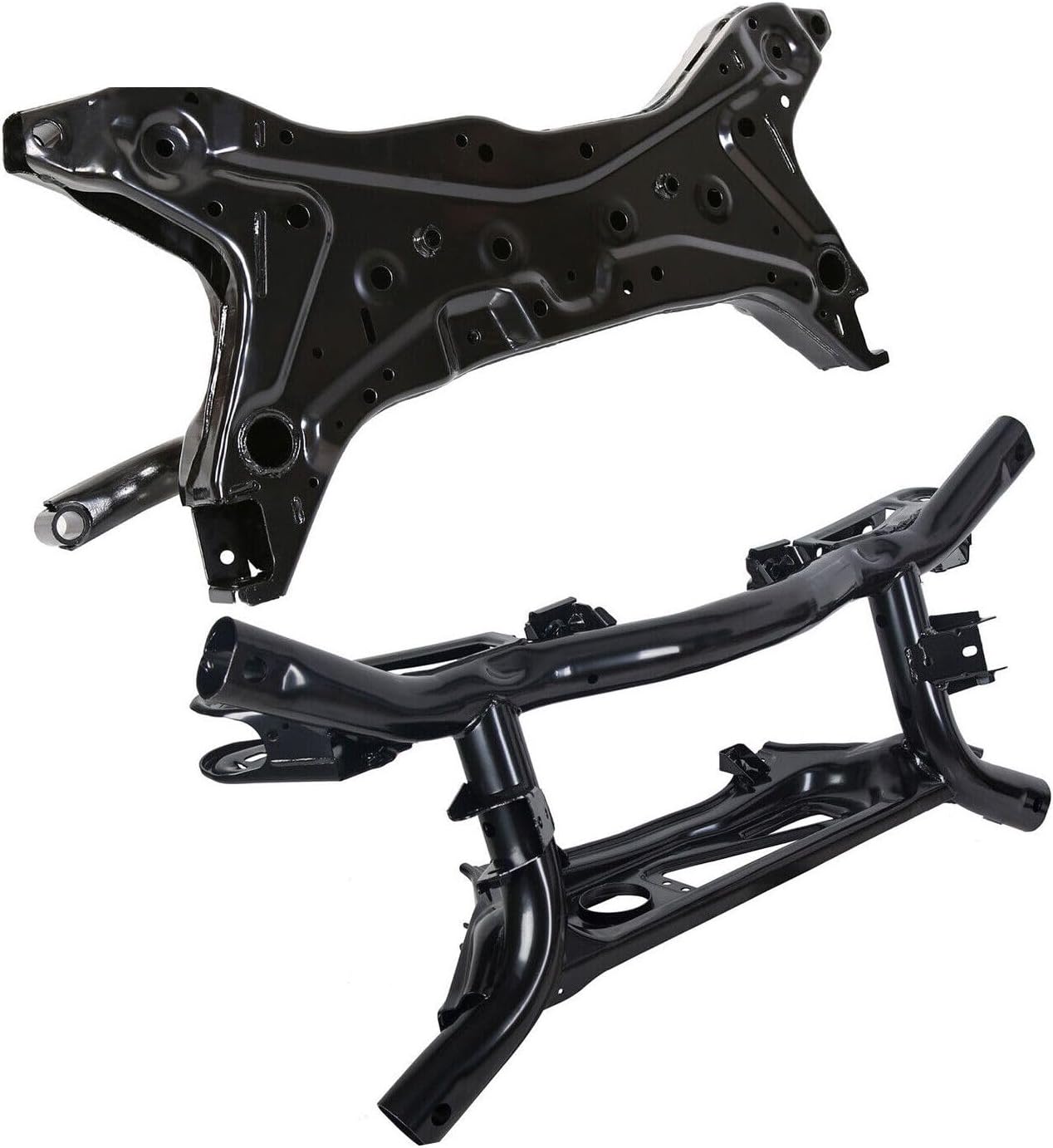 WKK Fits Front & Rear Crossmember Subframe Cradle Steel 5105623AC 5105623AB BAP10845 5105623AA 68211932AB 5105623AD FJCPDCFRCSC