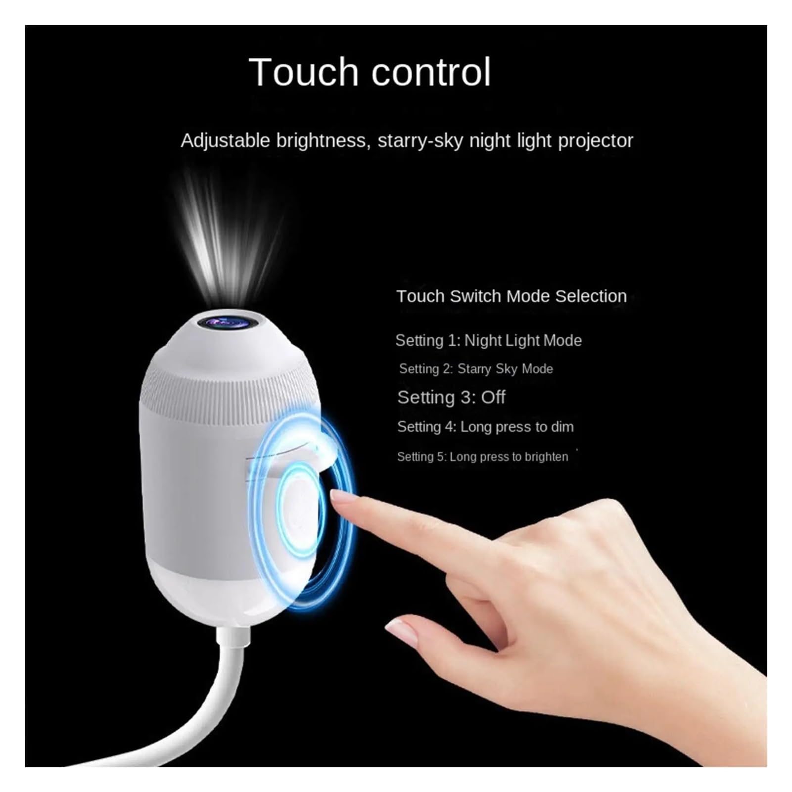 Proiettore Galaxy Star Da 24 Diapositive, Compatibile Con Universal, Home | Luce notturna ambientale mini USB 2 in 1 con cielo stellato for dormire e decorare la camera da letto