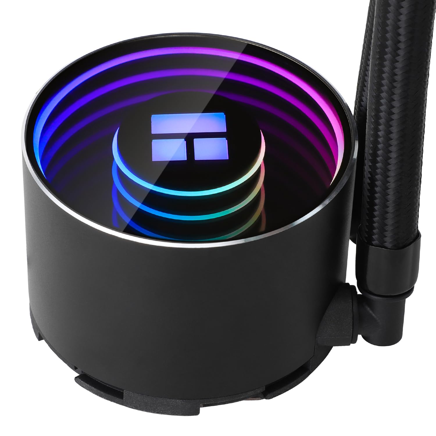 Thermalright-TR Frozen Notte 360 Negro ARGB V2 enfriador de CPU de agua, 3 ventiladores PWM con velocidad de 2000 rpm, Intel LGA 1851/115X/1200/2011, adecuado para AM4/AM5, disipador de calor líquido