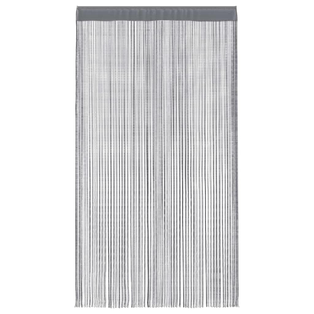SYDE Zasłony sznurkowe 2 szt. Antracyt 140 x 250 cm