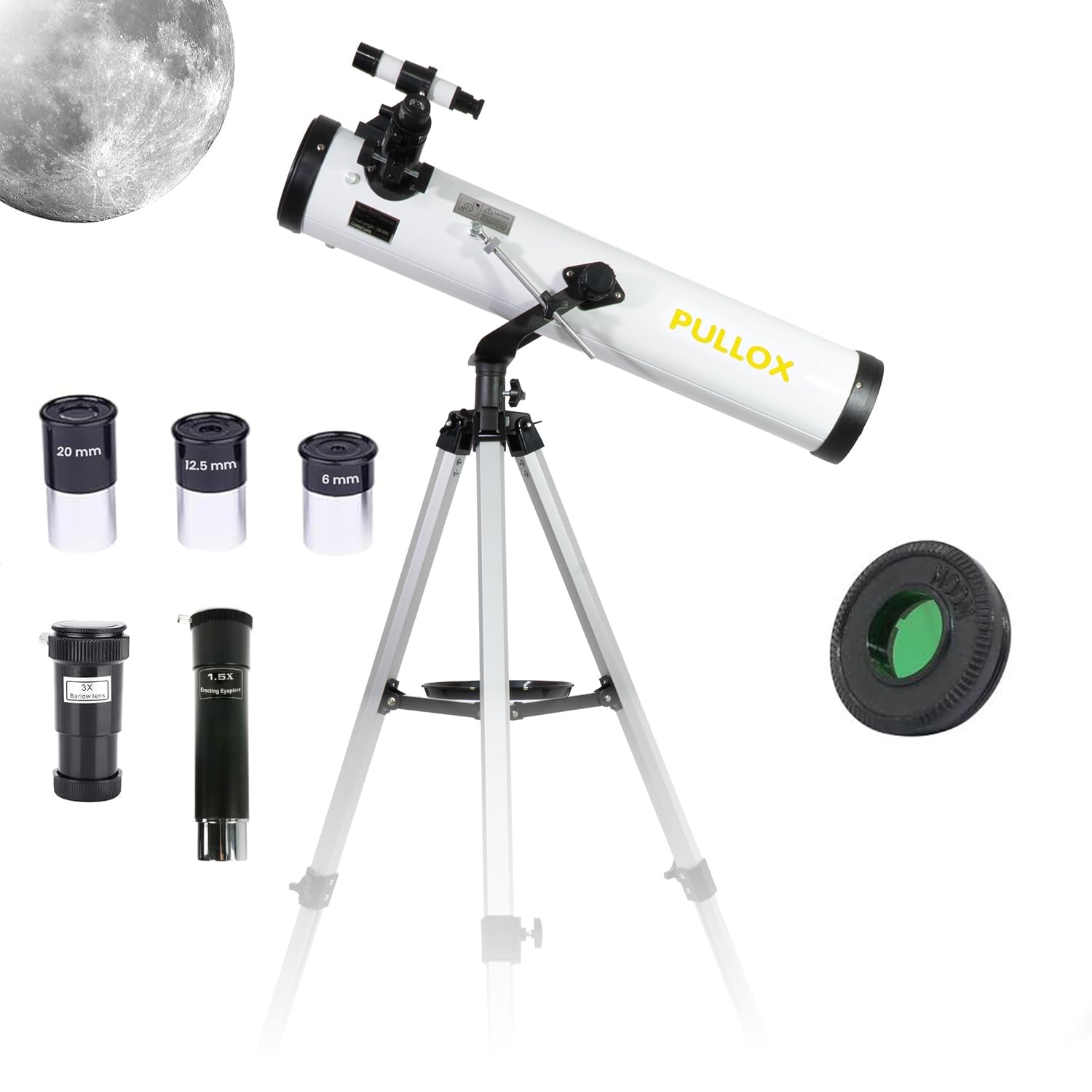 Buy Pullox Space Hunter az 76mm Newtonian Astronomical Reflector