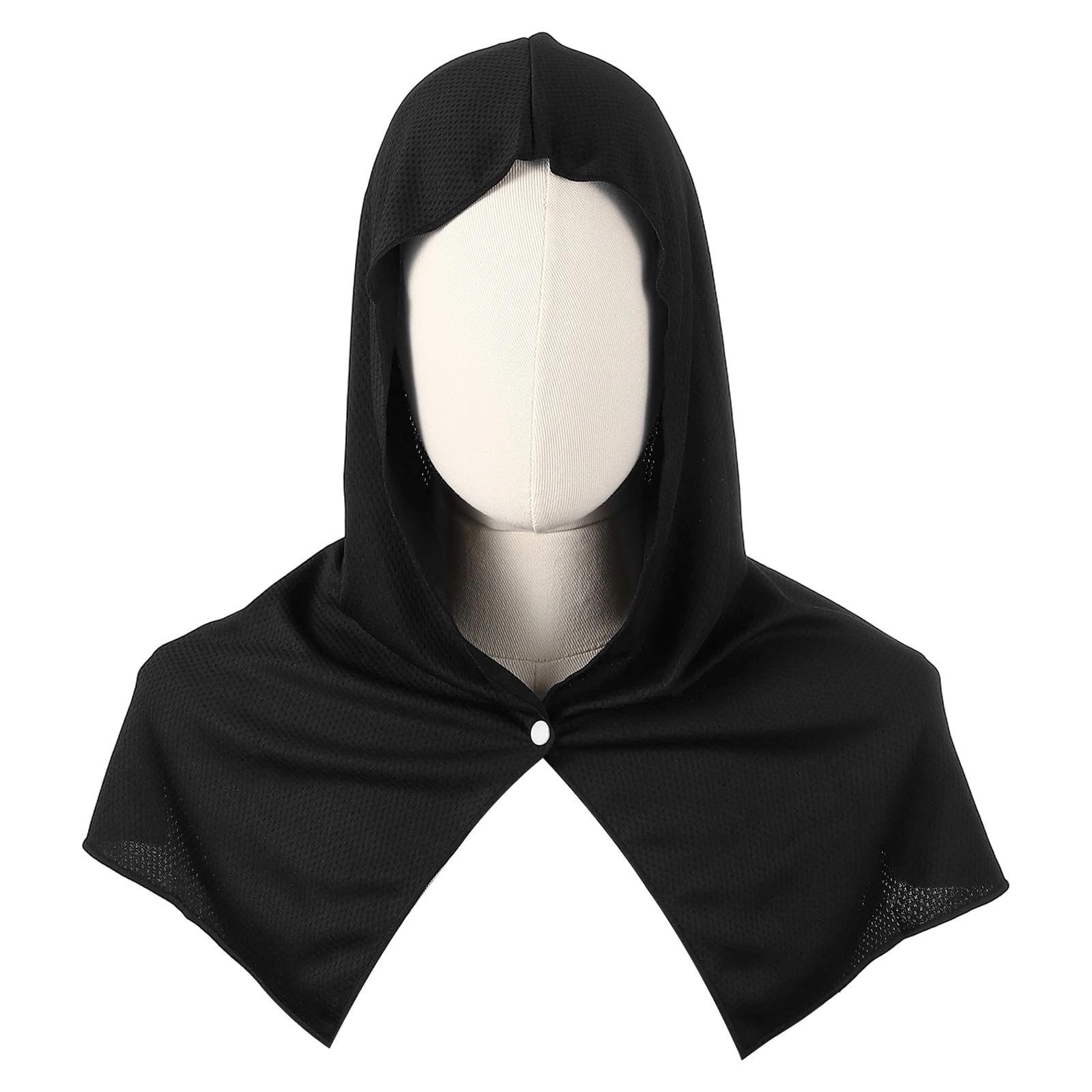 YELARXI Cooling Hoodie Towel, Cooling Towels for Neck and Face Sun Protection Instant Cool Hoodie 1 Pack & Black-Fitting For(Sport/Camping/Work Out/Hot Weather)