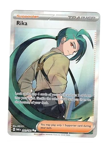 Pokemon - Rika 241/182 - Paradox Rift - Full Art - Ultra Rare - Single Card