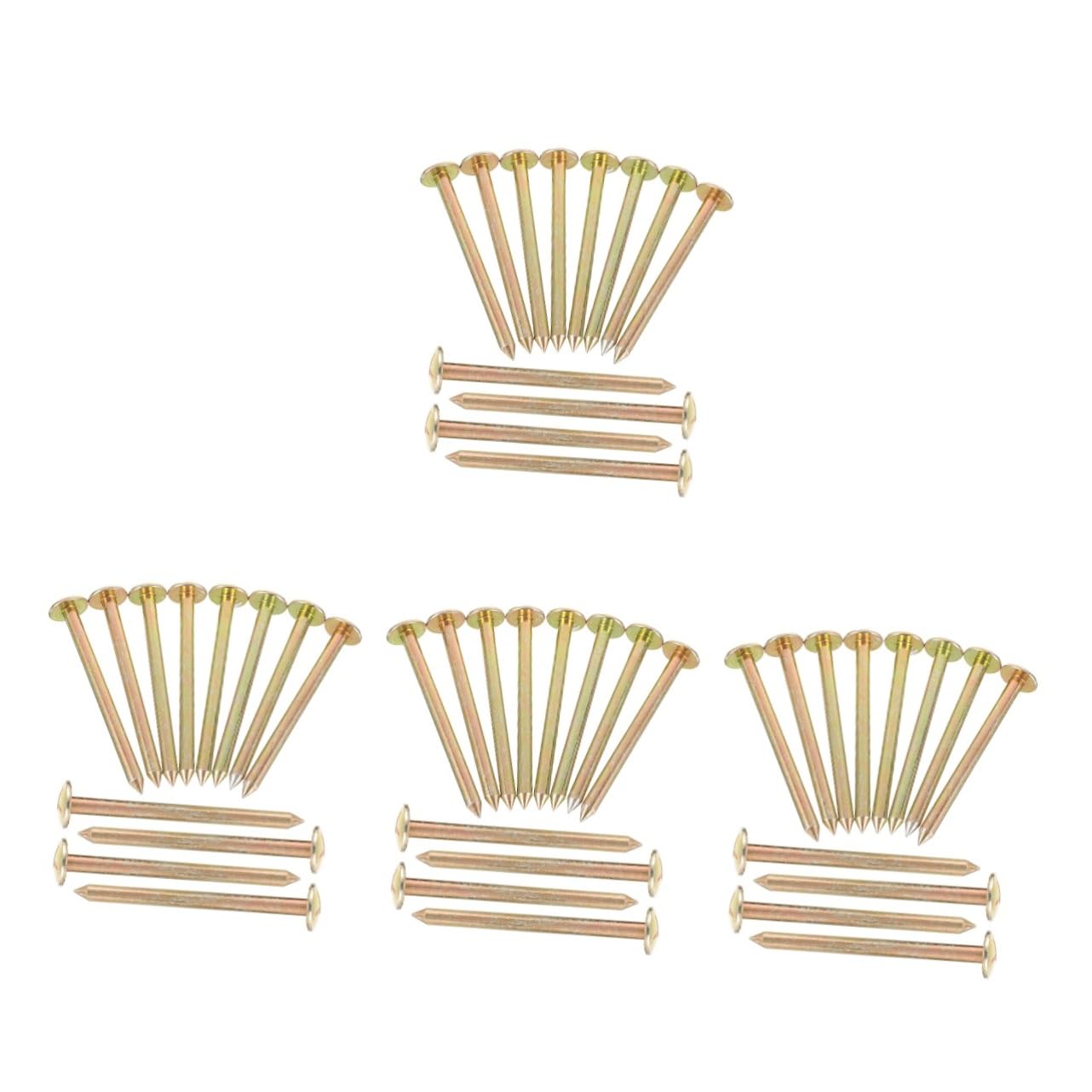 Unidades Clavos Metálicos para Marcación De Y Medición Exteriores Acero Inoxidable Resistente para Profesional Jardinería Y Construcción 12 Piezas X 4