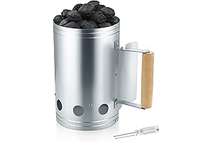 HaSteeL Charcoal Grill Chimney – For Blazing Fast Lights Everywhere!