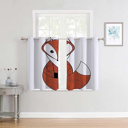 Miniatura 3 de Cortinas para Ventanas Fox Privacy Curtain Drapes 85Inch Width by 85Inch Length,2 Panels