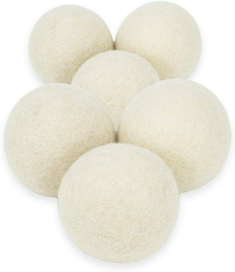 Wool Laundry Dryer Ball by Mili Felt -Reusable Extra Large Premium Natural Fabric Softener, Reduces Clothing Wrinkles, Eco-Friendly ~ Made of 100% Pure New Zealand Wool ~ Made in Nepal (6)