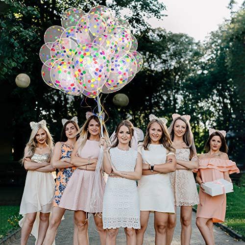 image for Dandy Decor by Ko & Co 60 Pack Dandy Decor Rainbow Confetti Balloons w