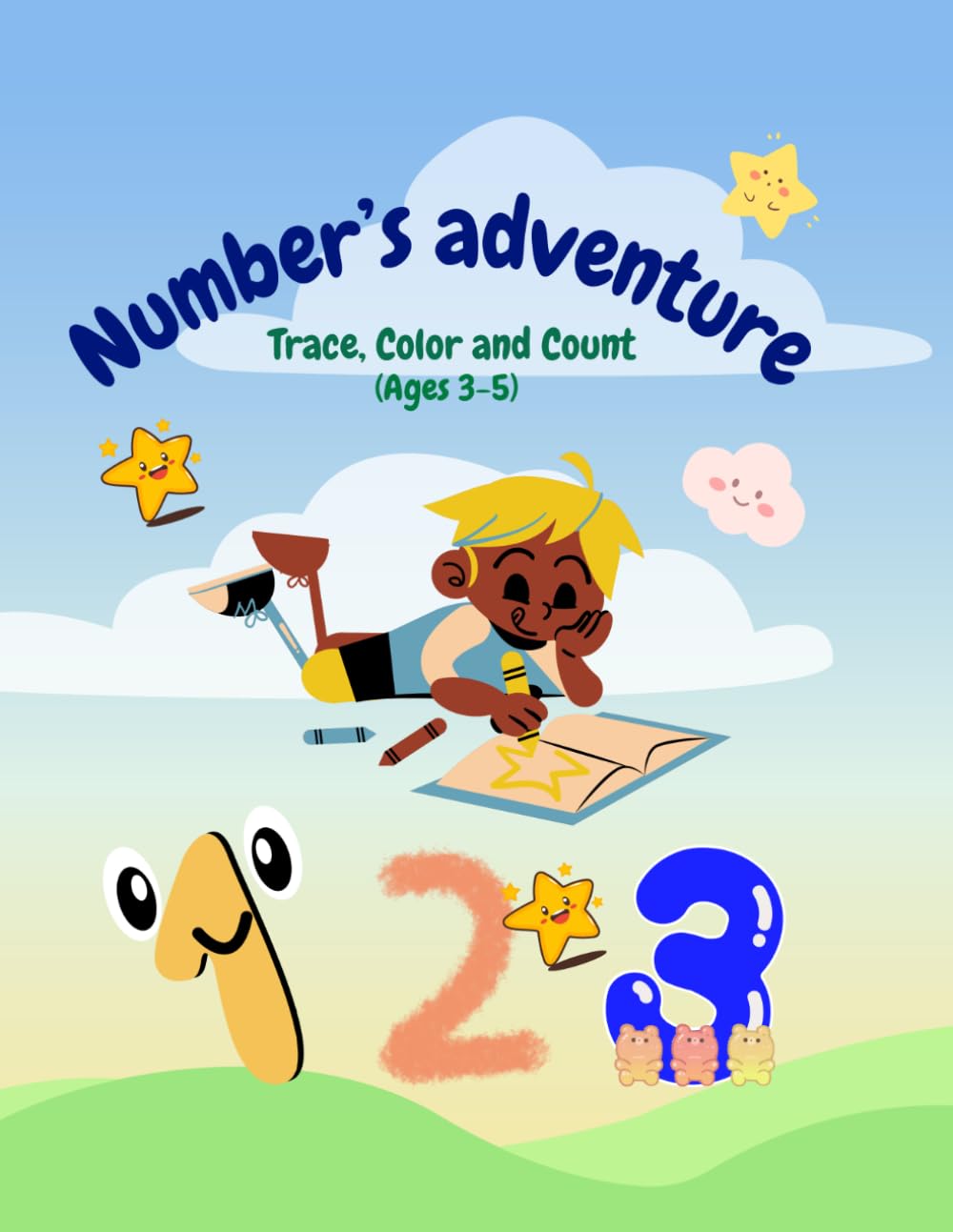 Number's Adventure Trace, Color and Count