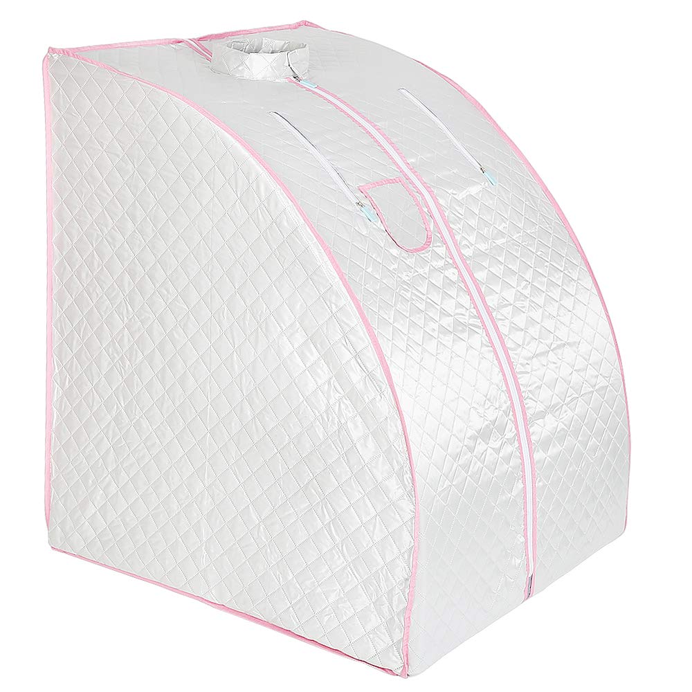 Sauna à Vapeur et Cabine, Tente de Sauna Pliable Isolante à Quatre Couches et Générateur de Vapeur de Sauna 1.8L 1000W pour Bain de Sauna, Amincissement, Détoxification, Thérapie Corporelle
