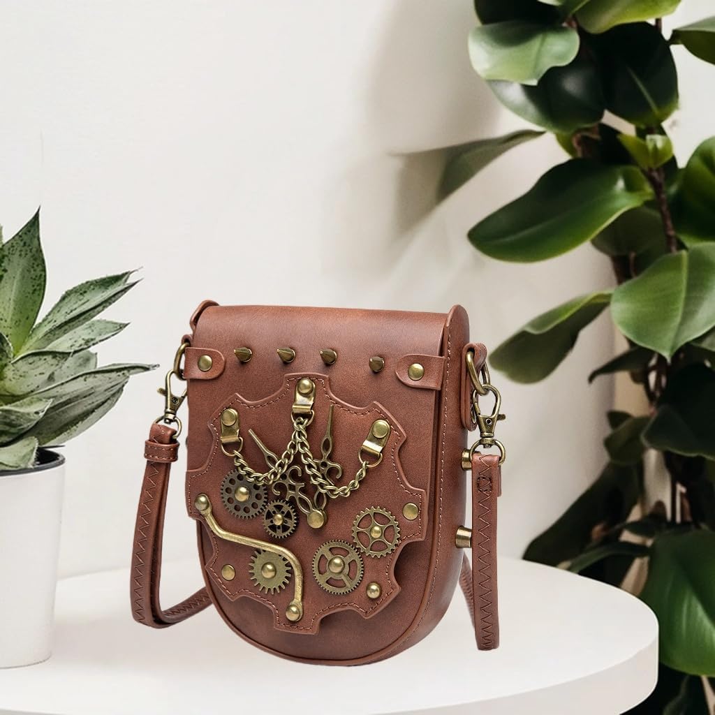 Gothic Owl Crossbody Bag Renaissance Accessories Shoulder Bag Steampunk Belt Pouch Women Cute Cell Phone Novelty Purse - Image 6