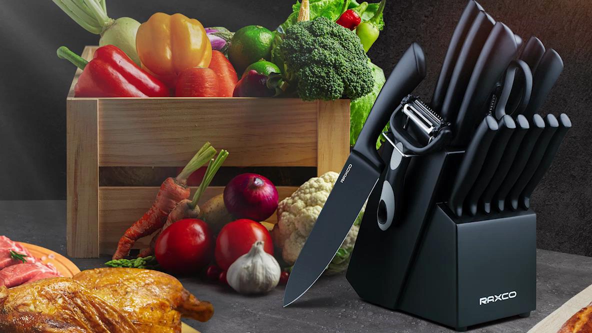 enoko　ロザトロール &　ARナイトリペアセット Amazon.com: RAXCO 17-Piece Knife Sets with Block for Kitchen | All