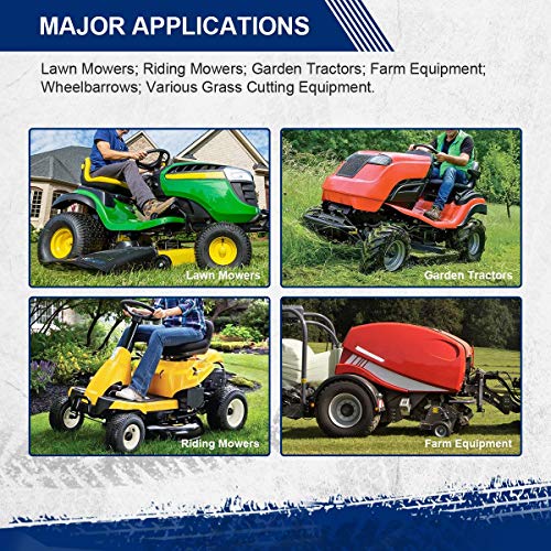 Maxauto 18X9.50-8 Lawn Mower Tires,18X9.50-8 Lawn Tractor Tire, 18-9.50-8, 18X9.50 8Nhs, 18X9.5-8 Tire For Lawn Mowers, 4 Ply Tubeless Tire, 1040Lbs Capacity, Set Of 2 #TOP5