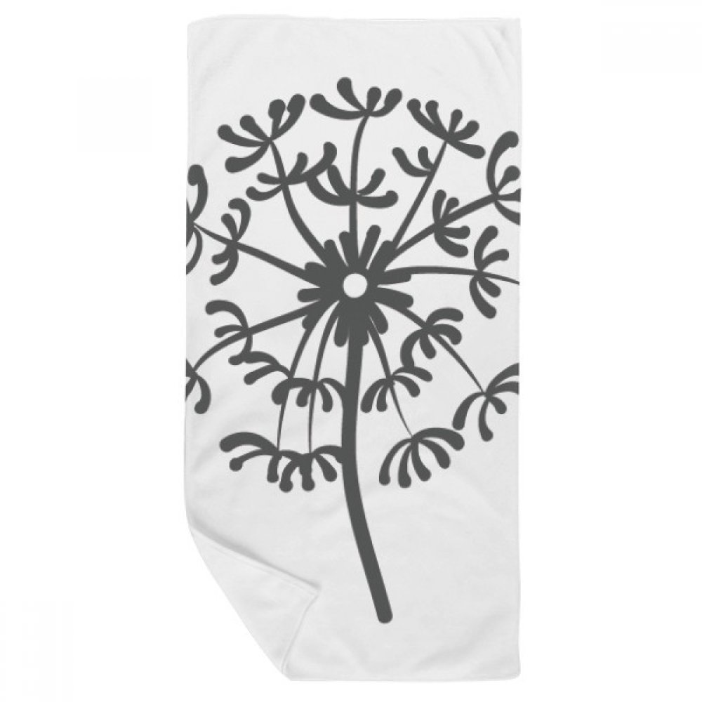Serviette de toilette pissenlit fleur multicolore parfaite pour le sport et le spa