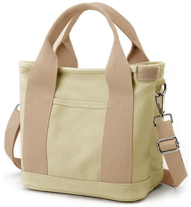 Small Tote Bag with Zipper Tote Bag for Women Canvas Crossbody Bag Shoulder Bag Satchel Hobo Bag Messenger Bag 2023