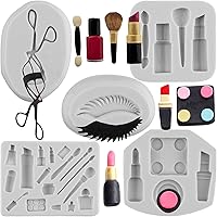 Vista 1 de Sijiangmold Herramientas de maquillaje, moldes de silicona, lápiz labial, botella de perfume, sombra de ojos, rizador de pestañas, molde