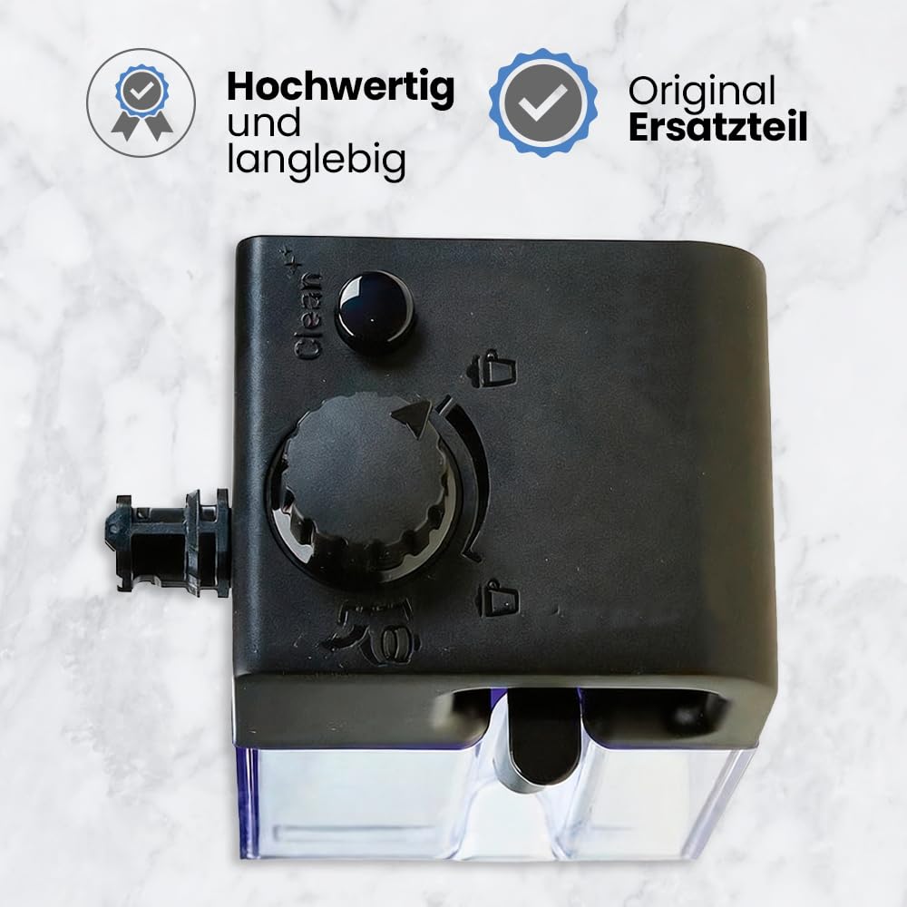 Anakel home Milchaufschäumer 7313238361/5513224751, kompatibel mit DeLongui Lattissima EN520 EN550, mit Milchbehälter 0,35 mit Deckel und Ansaugroh