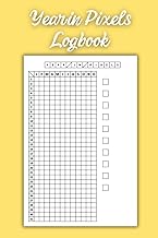 Year in Pixels Logbook: Mood tracker in pixels to track your mood every day, Daily pixel journal