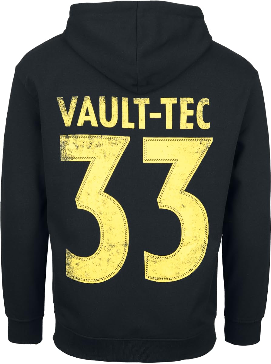 Fallout Vault 33 Uomo Felpa Jogging Nero Regular