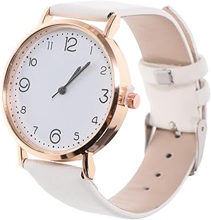 Relógio Feminino Relógio De Pulso Feminino Relógio Casual Relógio Feminino Casual Pulseira De Couro Relógio De Pulso Relógio De Mostrador Redondo Relógio Feminino Pu Pulseira