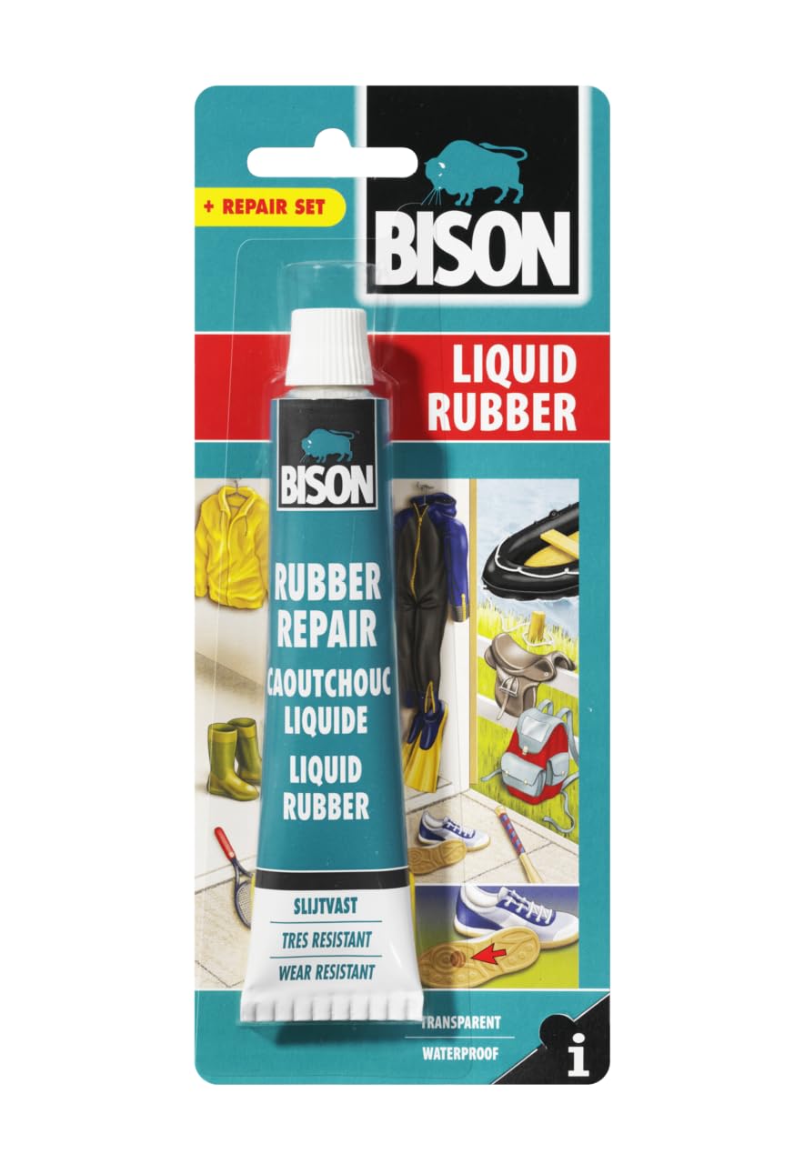 Liquid Rubber Repair, protecting and waterproofing paste 50ml, Transparent