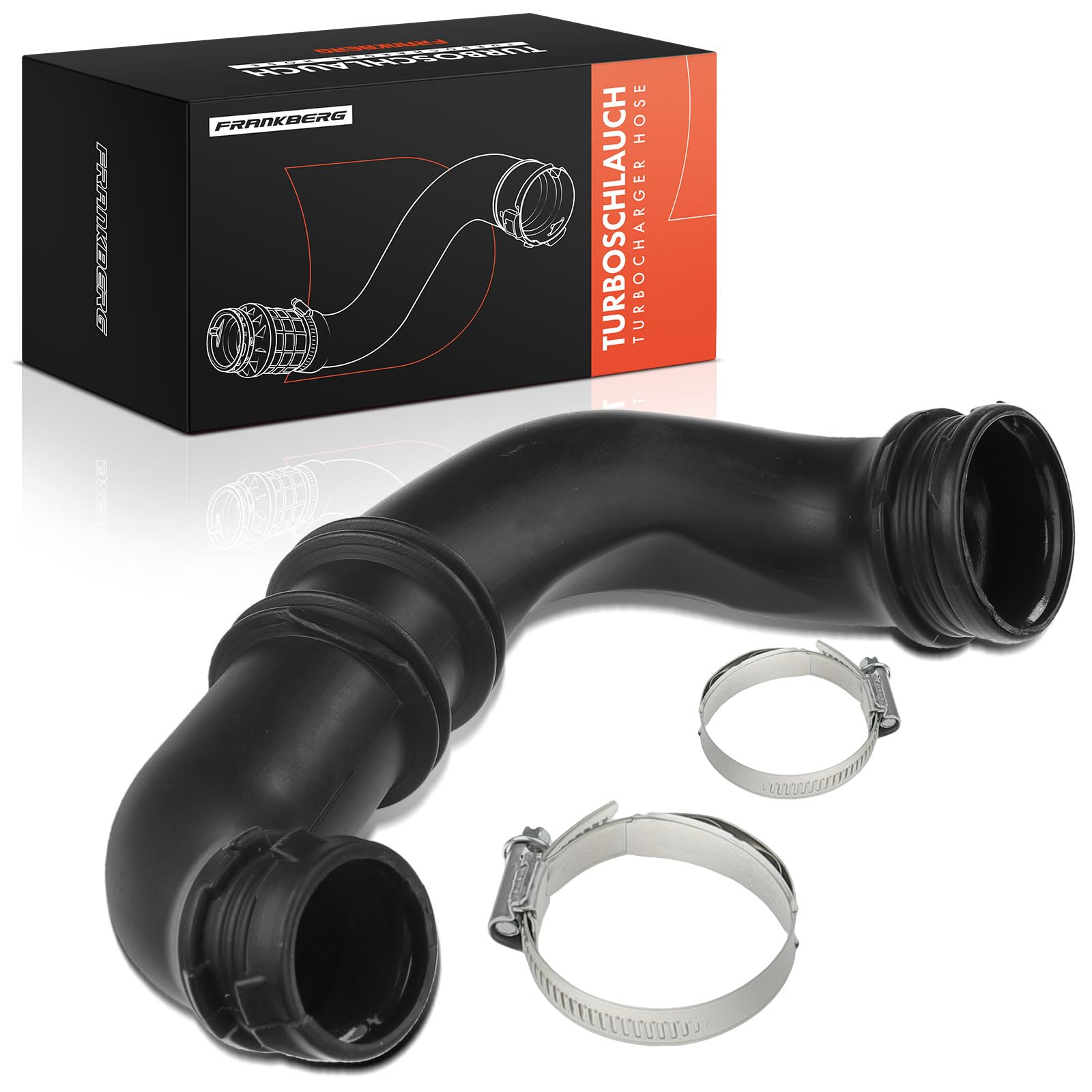 Frankberg Manguera de aire de admisión manguera del turbo V46-0824 | Compatible con: Logan MCV KS, K.a.n.g.o.o KC0/1, Logan I LS, Caja para el polvo, Thalia II LU, Twingo II CN0