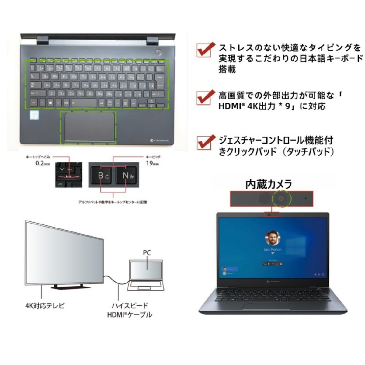 Amazon.co.jp: 【整備済み品】東芝 軽量 ノートパソコン dyna