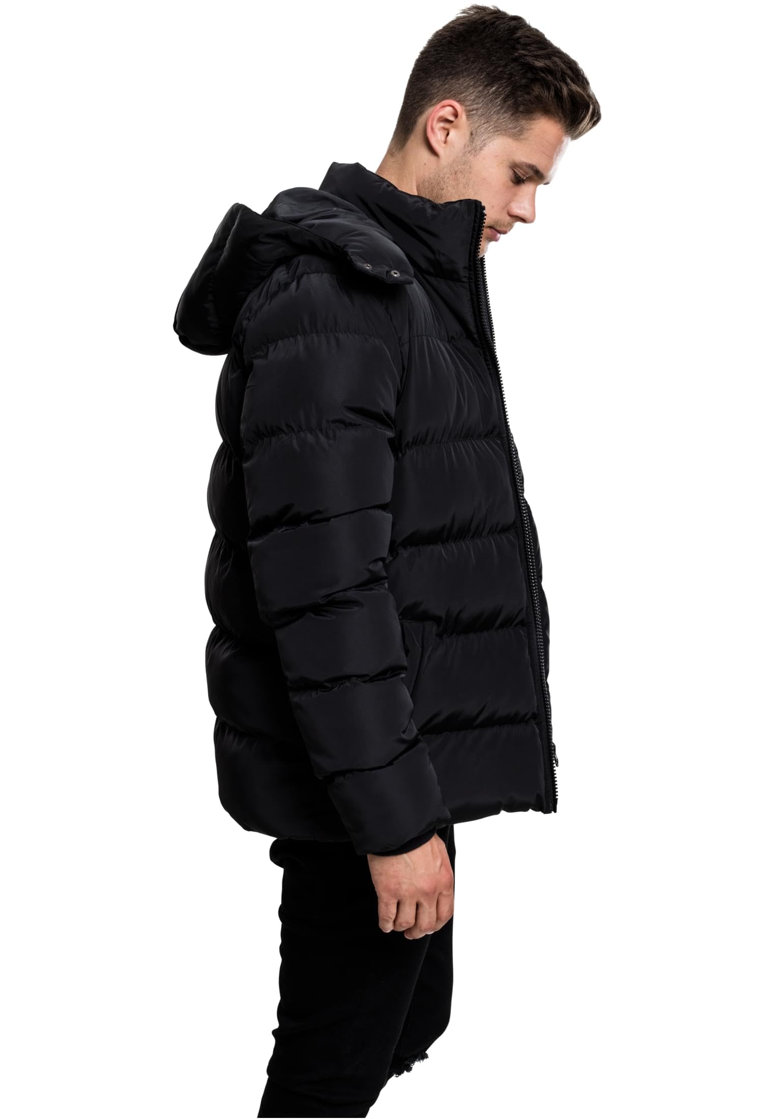 Urban Classics Herren Hooded Puffer Jacket
