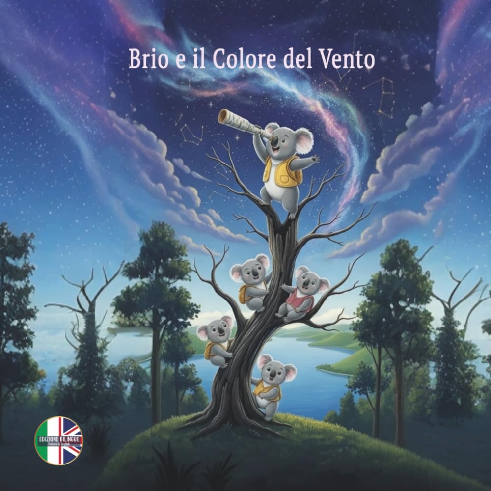 Brio e il Colore del Vento: Una storia sull'originalità, il coraggio di essere diversi e la forza della fantasia. Edizione bilingue Italiano-Inglese + una pagina bonus da colorare