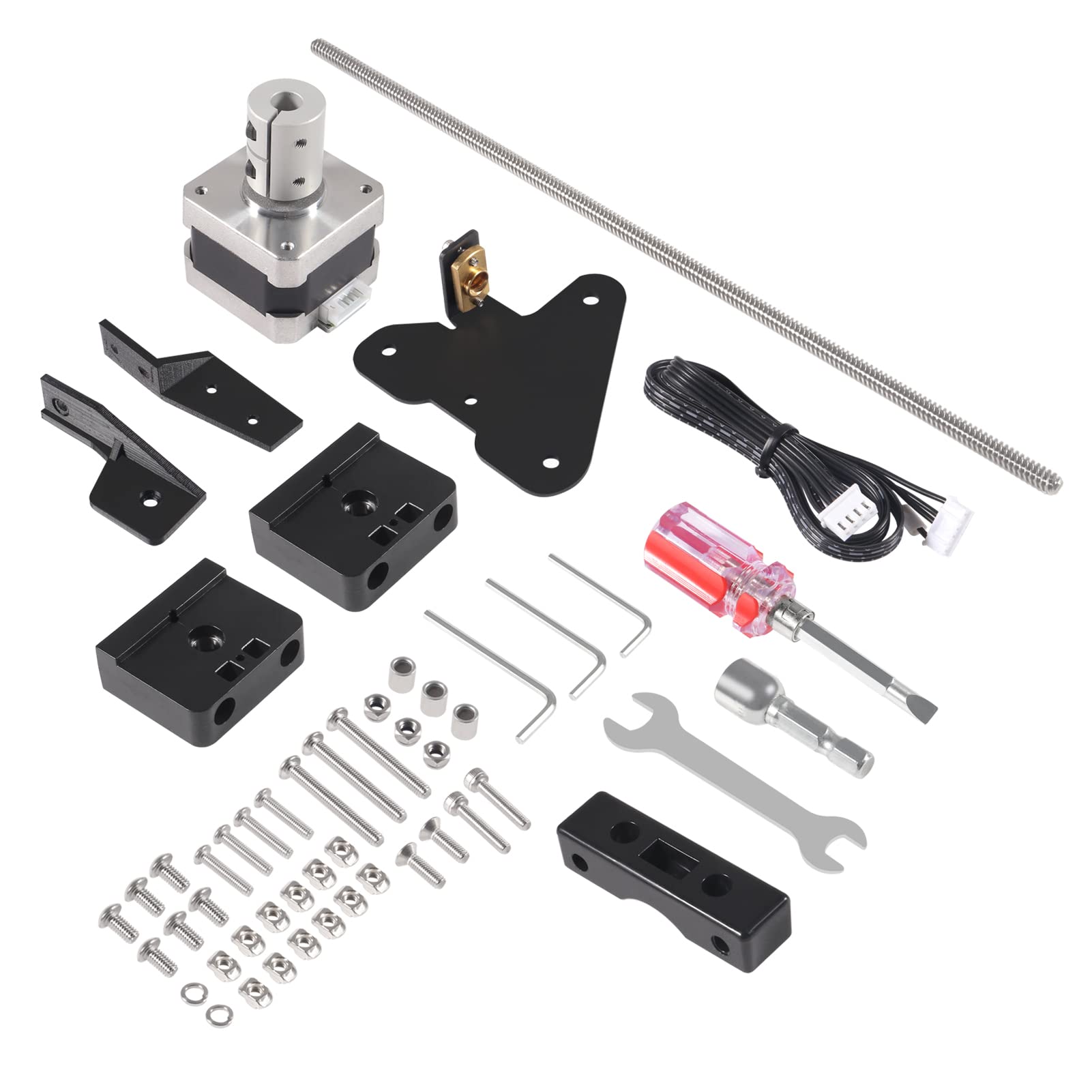 Buy ALAMSCN Ender 3 Dual Z Axis Kit with Grease, Lead Screw Dual Z