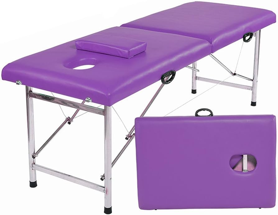 【ダークパープル】マッサージベッド折りたたみ コンパクトエステベッド施術ベッド Amazon.co.jp: MBBTAG 施術ベッド マッサージベッド 折畳み 持ち運び