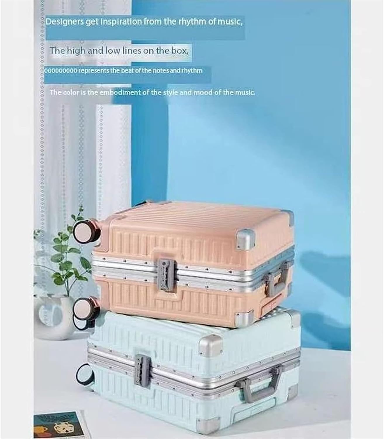 Maleta Maletas de Equipaje Resistentes y duraderas Equipaje de Mano de Carcasa Dura Equipaje de partición Desmontable Equipaje facturado Bolsas de Viaje