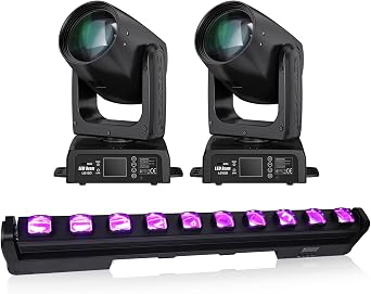 BETOPPER 150W Moving Head & 1015W Beam Bar Lights for DJ Stage Events