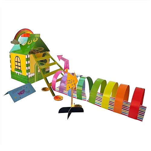 Usakiibebe St Patrick's Day Leprechaun Trap Kit - St. Patricks