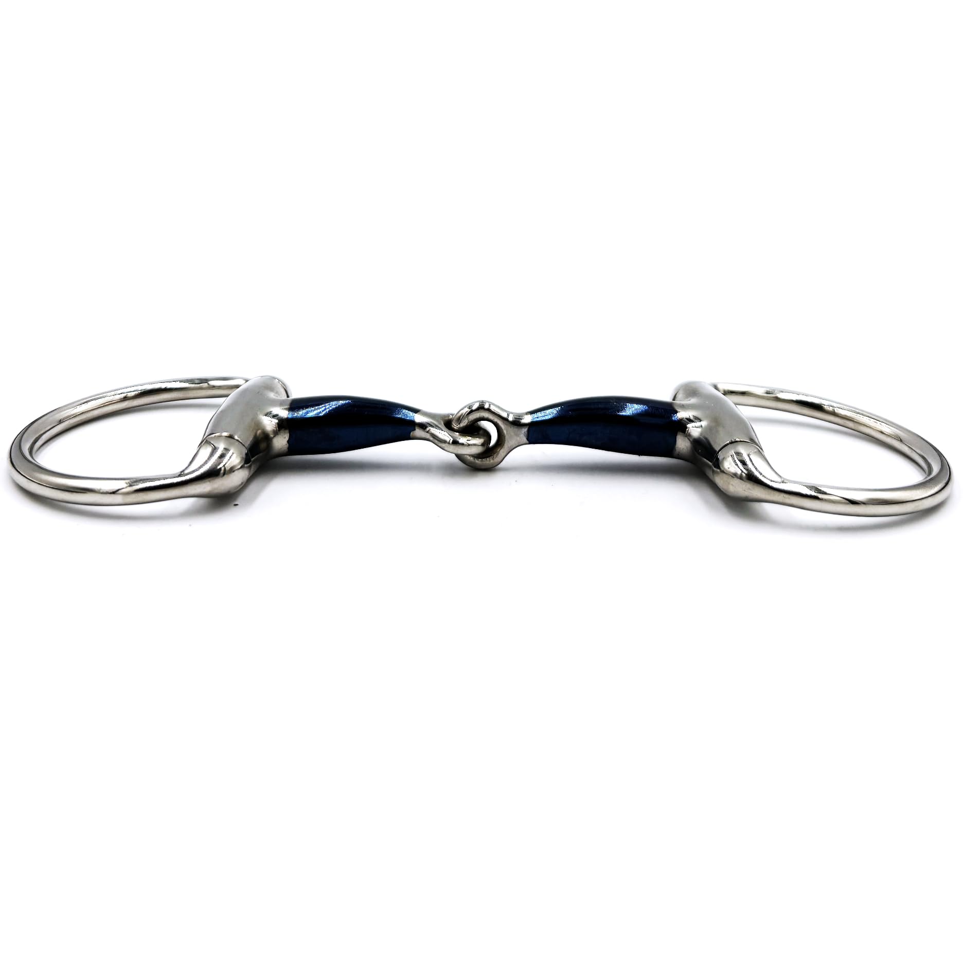 ES0280 Gebiss Sweet Iron Olivenkopfgebiss Olivenkopftrense Einfach Gebrochen aus Edelstahl Ringdurchmesser 70 mm Gebissstärke 14 mm (13.5 cm)