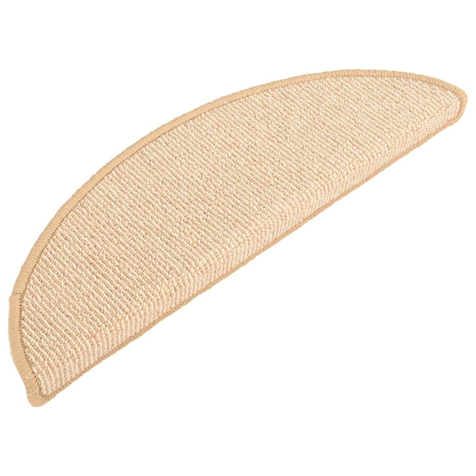 Susany stair carpet treads carpet stair treads stair treads carpet 15 pack stair treads carpet carpet treads for stairs Carpet Stair Treads Stair Mats Stair-step Carpets 15 pcs Cream 65x21x4 cm