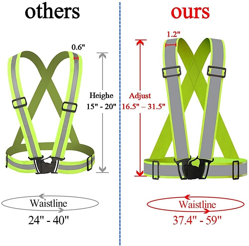 Veiligheidsvest - reflecterende riem voor atleten