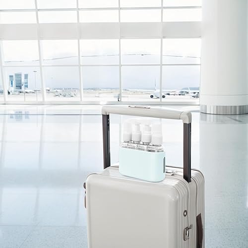 Miniatura 6 de Skycase Botellas de Viaje - Aprobado por la TSA, a prueba de fugas, rellenable, tamaño de viaje, artículos de aseo, 4 en 1, contenedores de botellas