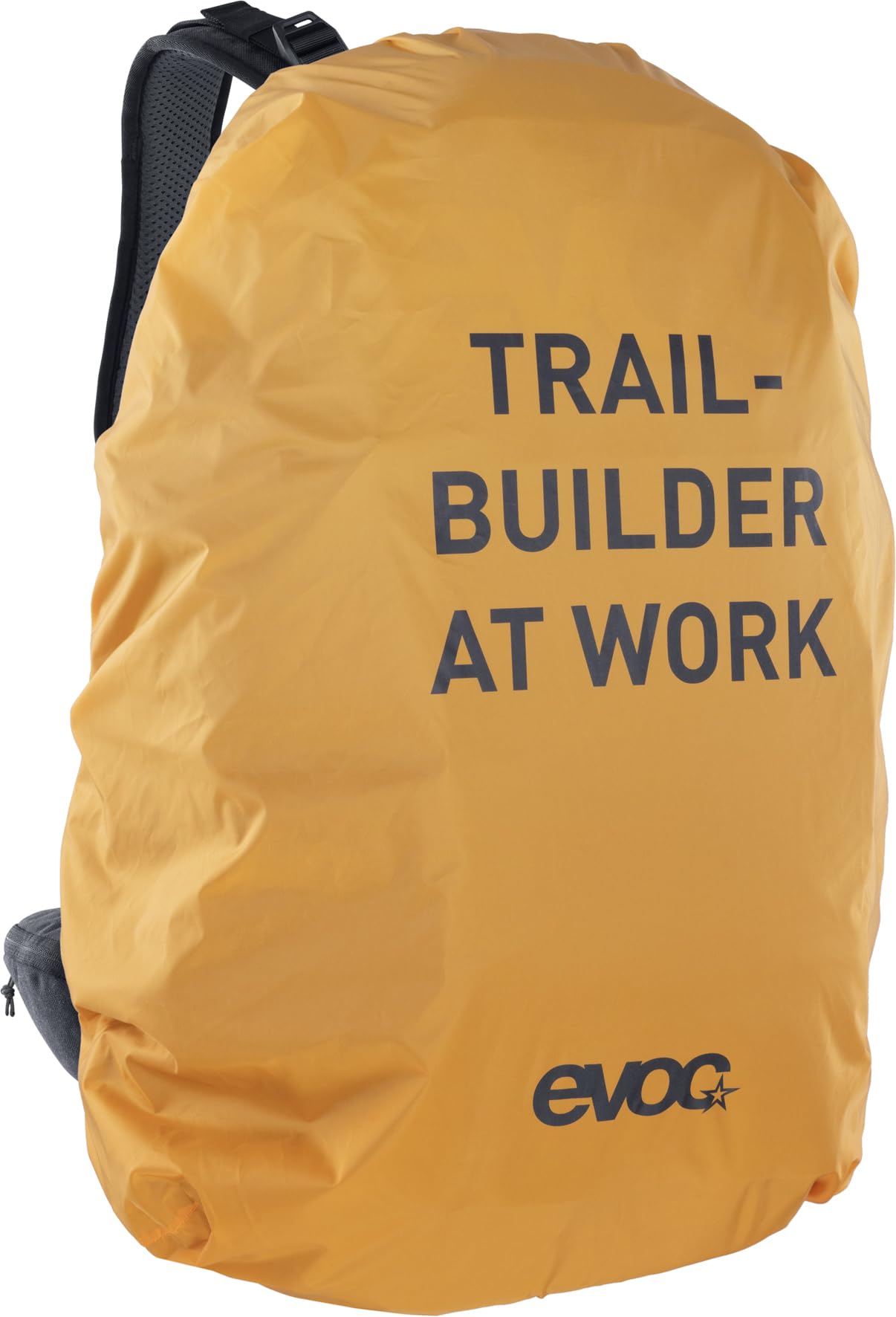 EVOC TRAIL BUILDER 35, zaino porta attrezzi (materiale Cordura, alette laterali extra larghe, spallacci imbottiti, inclusa copertura antipioggia, volume: 30l, dimensioni: 56 x 29 x 18 cm), Nero