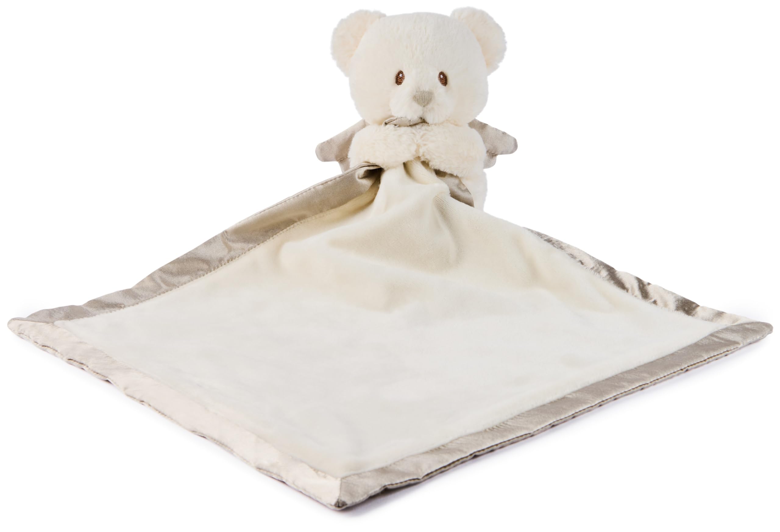 GUND Baby Angel Bear Lovey, Spiritual Teddy Bear Lovey Made from Recycled Materials, Plush Lovey Blanket for Babies and Newborns, White, 12”