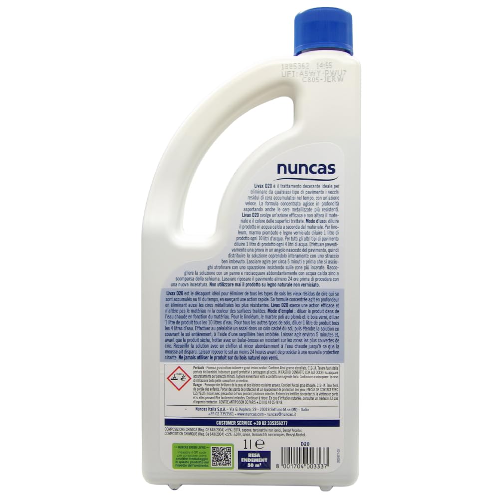 NUNCAS LIVAX RUSTICA 2 + LIVAX PARQUET + LIVAD D20 + GAMEX 50 panni pavimento elettrostatici cattura polvere 22x29cm + pacco 5 panni in microfibra 30x40cm