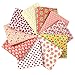 David Angie Summer Fruits Printed Faux Leather Fabric Sheet 10 Pcs 8