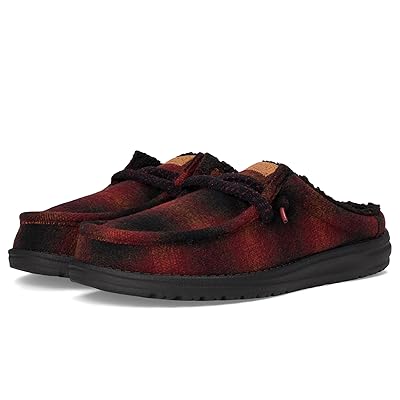 Hey Dude Wally Slip Cozy Plaid Men