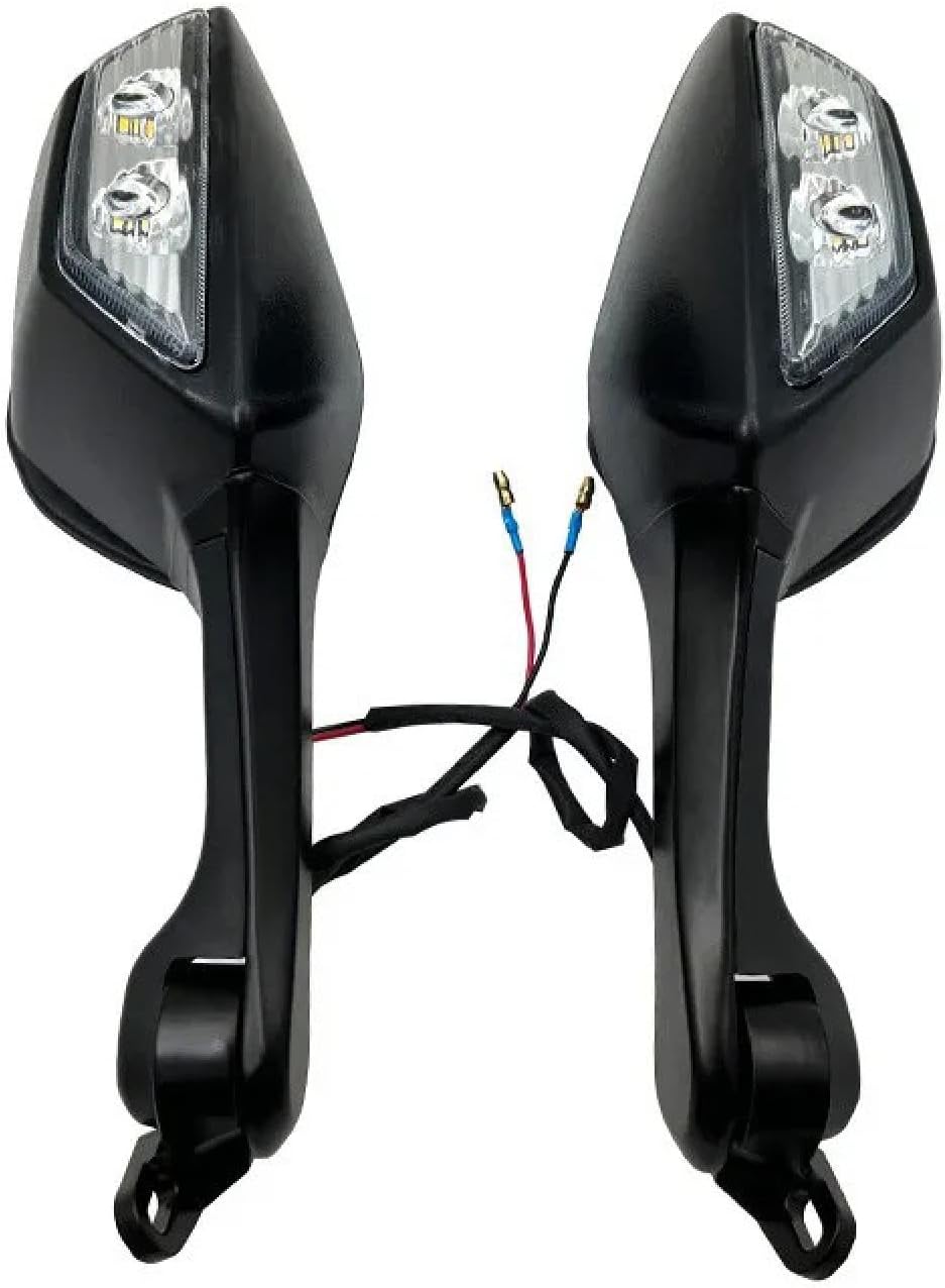 motorcycle rearview mirror For Kawasaki Zx10r Zx-10r 2011-2015,Motorcycle Accessories Rearview Mirror Turn Signal Sportbike White Glass Side Mirror
