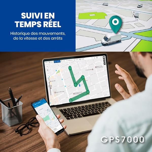 GPS7000-4G Localisateur GPS caché pour véhicules | 90 Jours Inclus | Installation Facile | Après 90 Jours, Vous Pouvez Vous abonner volontairement | Aucun Frais caché - 2