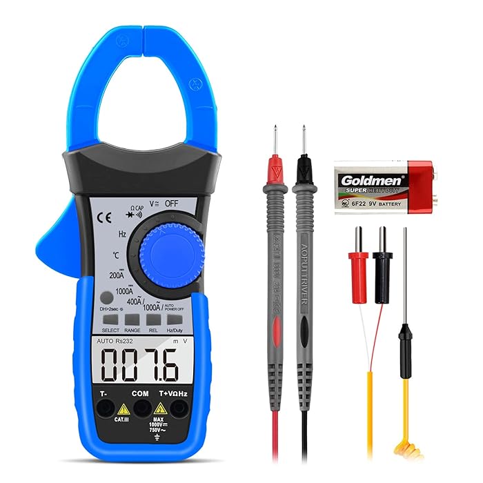 Buy HoldPeak Digital Clamp Meter 4000 Counts Auto range Multimeter with