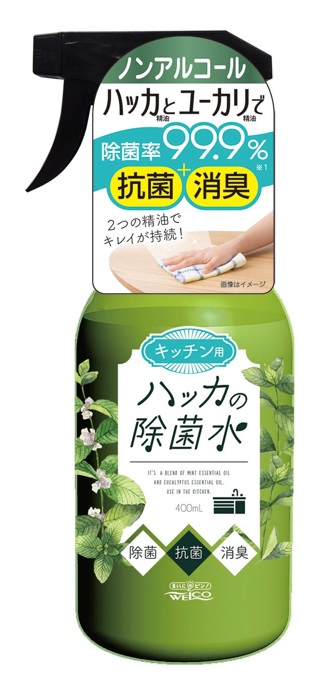 Amazon.co.jp: ウエ・ルコ (WELCO) ハッカの除菌水 本体400ml