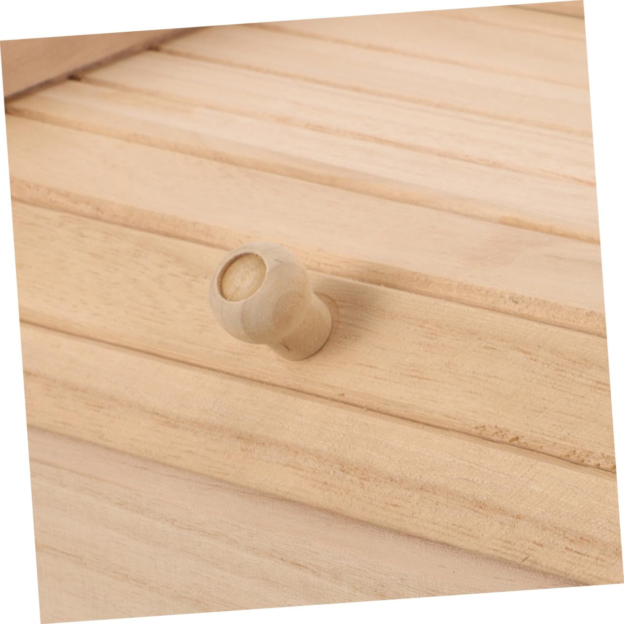 DOITOOL Holz Aufbewahrungsbox mit Deckel für Reis und Trockenlebensmittel Vorratsbehälter für Küche und Speisekammer mit Großem Fassungsvermögen